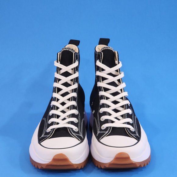 Converse Run Star Hike High Black Gum Unisex Unisex Platform Sneaker 166800C NWT - Picture 6 of 6